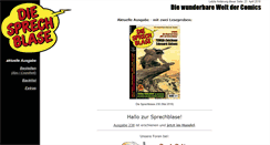 Desktop Screenshot of die-neue-sprechblase.at