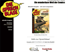 Tablet Screenshot of die-neue-sprechblase.at